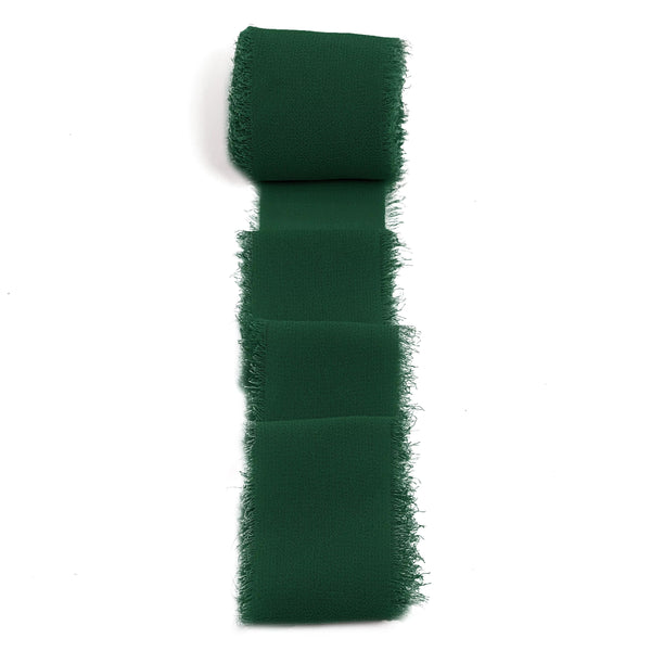 Chiffon Ribbon with Frayed Edge