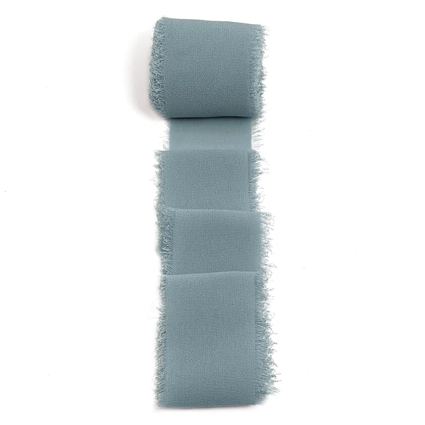 Chiffon Ribbon with Frayed Edge