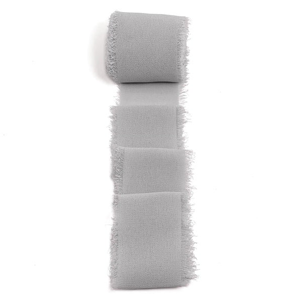 Chiffon Ribbon with Frayed Edge