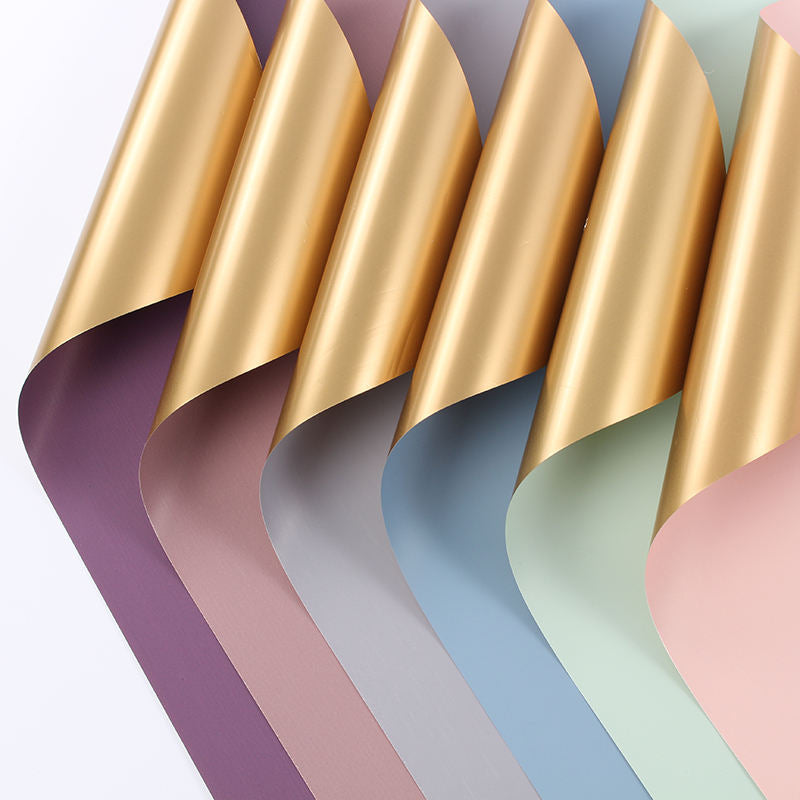 Gold-Back Waterproof Bouquet Sheets