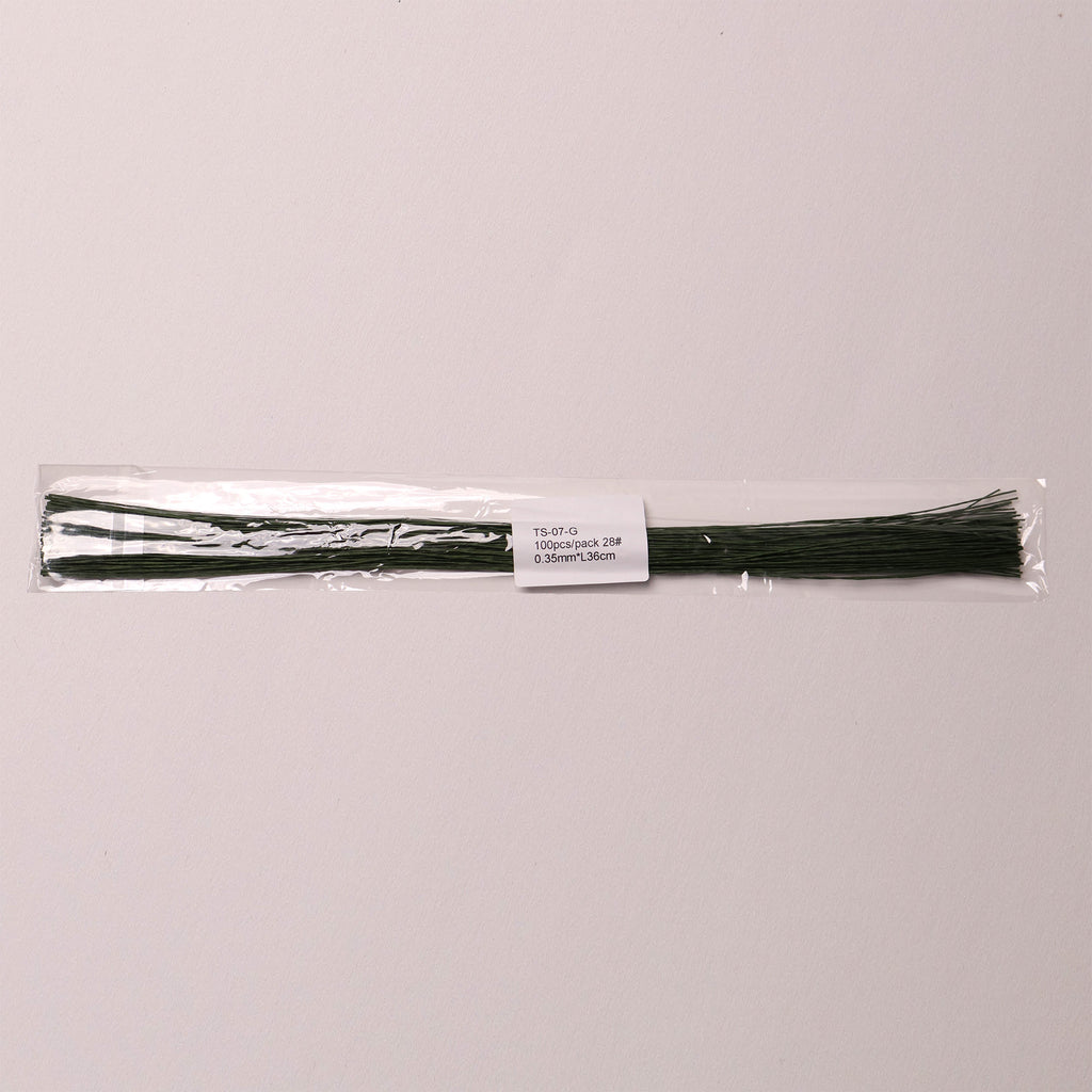 Green Floral Wire