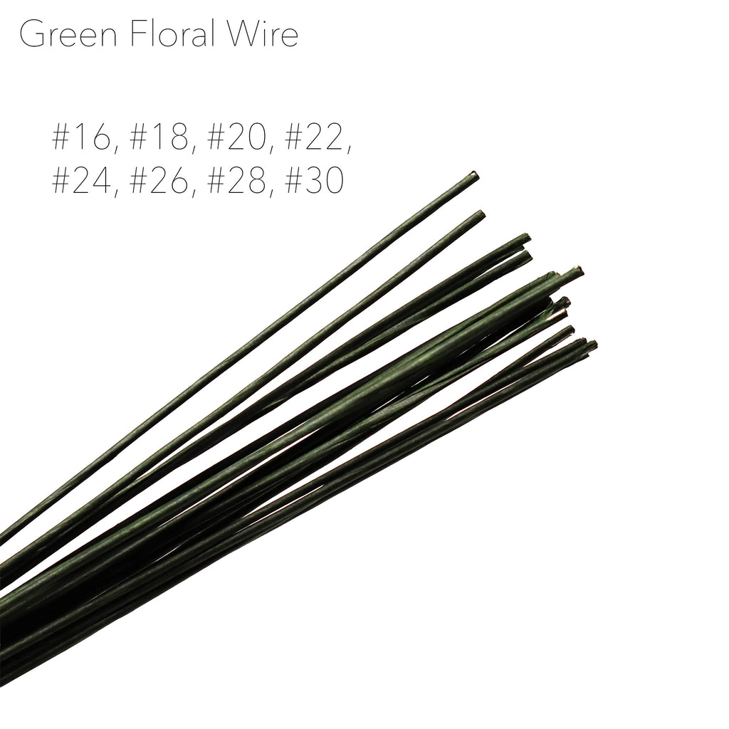 Green Floral Wire