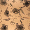Kraft Black Printed Sheets