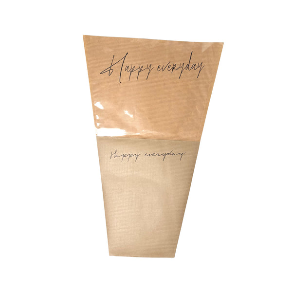 Kraft Sleeves with Cellophane Window