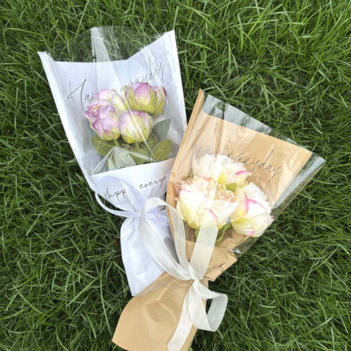 Pochettes Kraft avec fenêtre en cellophane
