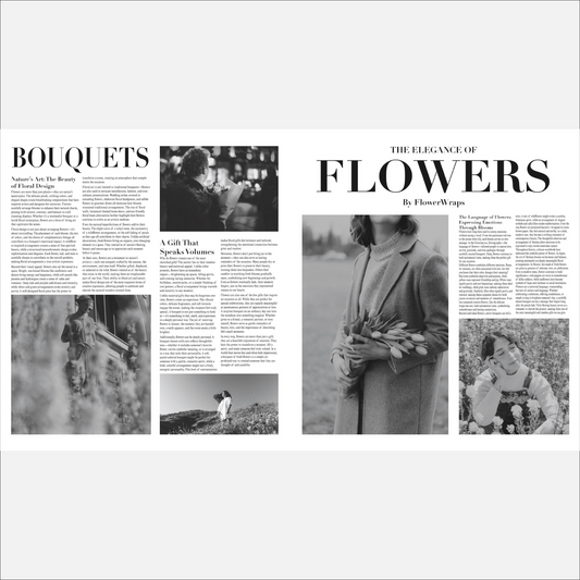 Magazine Bouquet Sheets