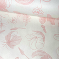 Rouleau imprimé blanc rose