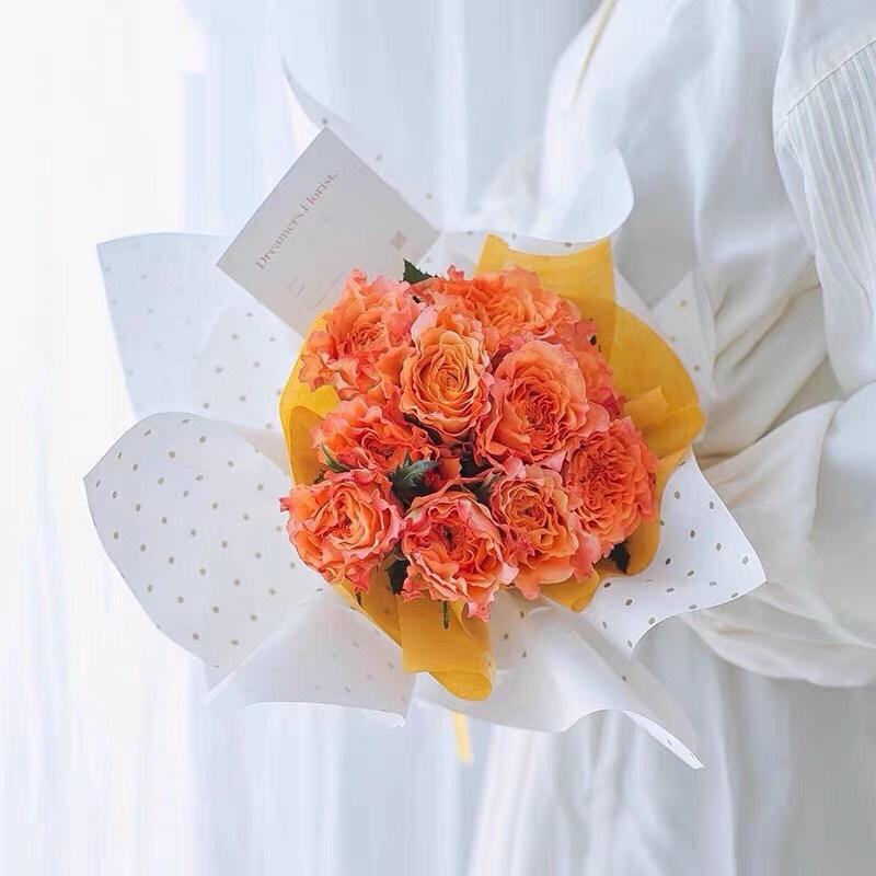 Polka Dot Waterproof Bouquet Sheets