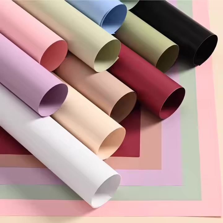 Solid Colour Matte Waterproof Bouquet Sheets - PREORDER