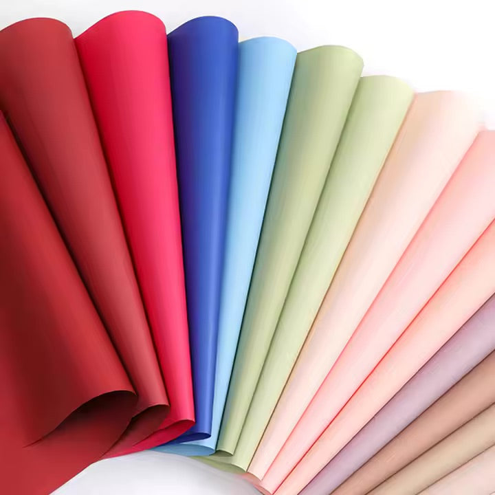 Solid Colour Matte Waterproof Bouquet Sheets - PREORDER