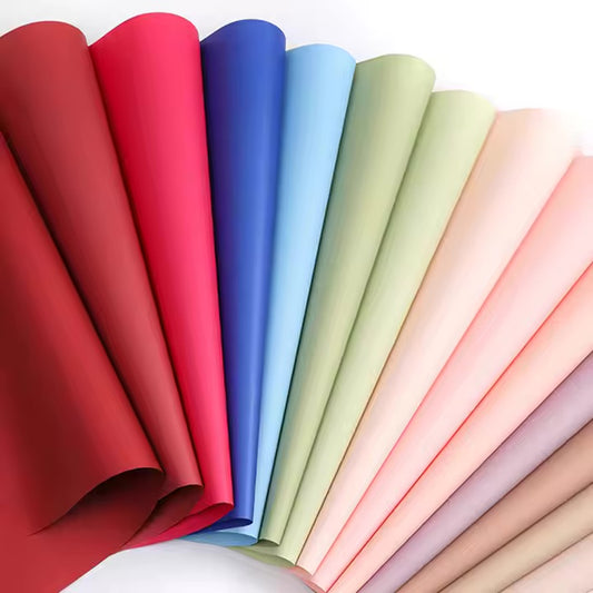 Solid Colour Matte Waterproof Bouquet Sheets - PREORDER