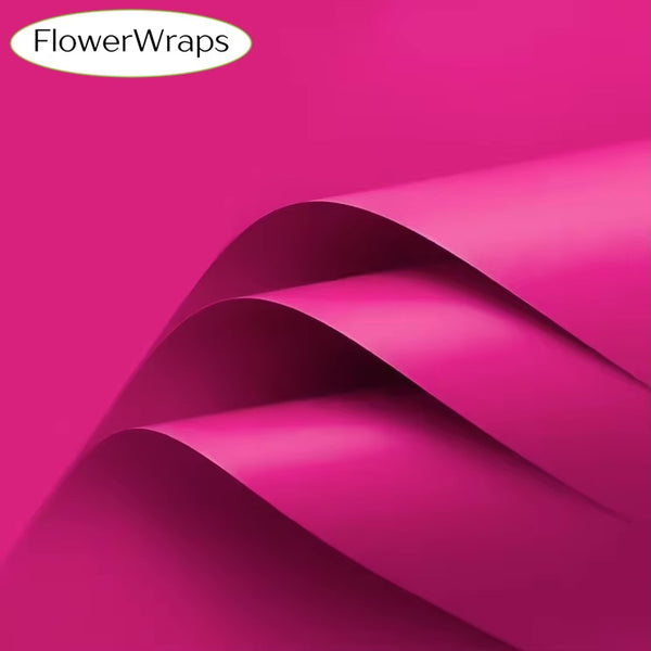 Solid Colour Matte Waterproof Bouquet Sheets