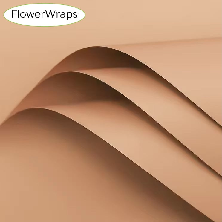 Solid Colour Matte Waterproof Bouquet Sheets - PREORDER
