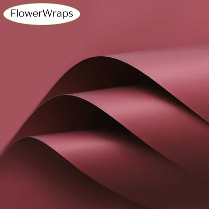 Solid Colour Matte Waterproof Bouquet Sheets - PREORDER