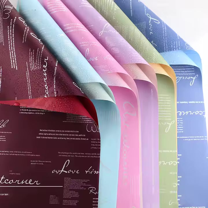 Feuilles imperméables Lyric Bicolore pour bouquets