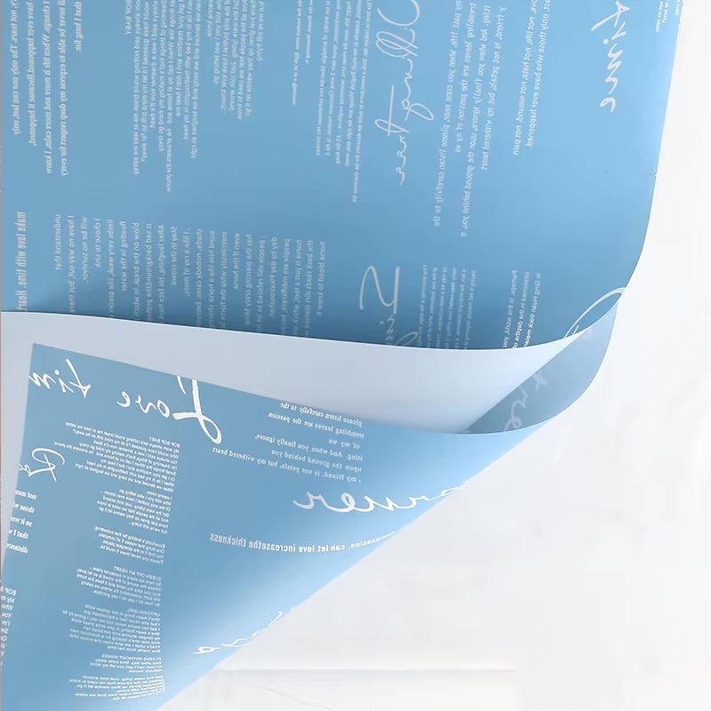 Feuilles imperméables Lyric Bicolore pour bouquets