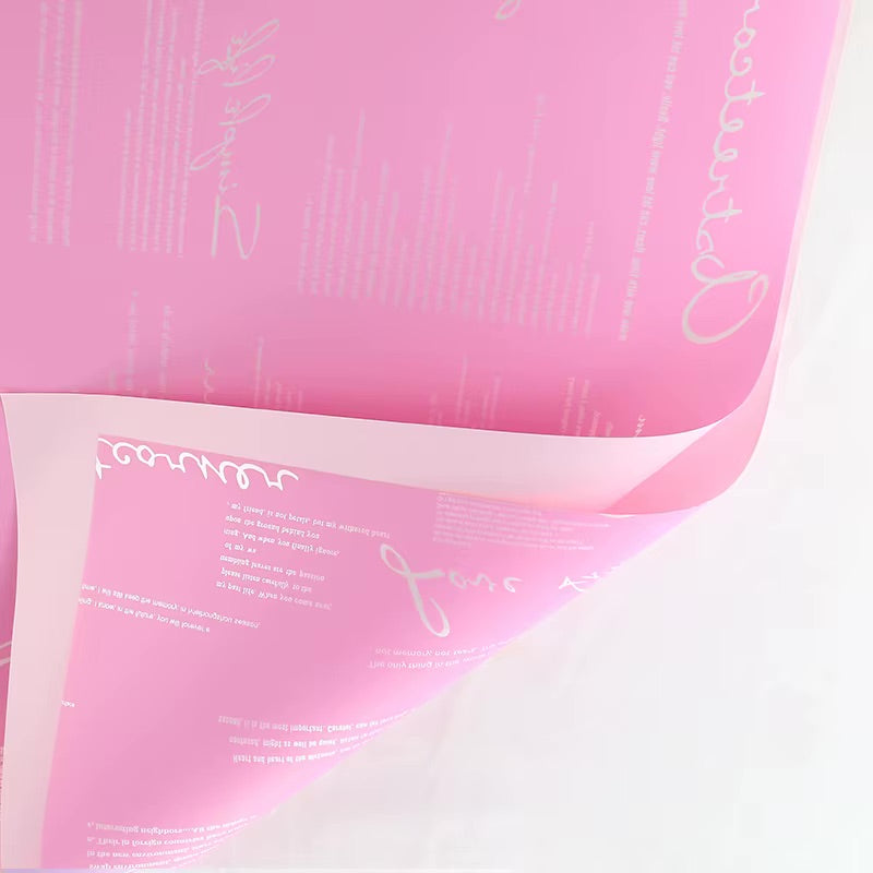 Feuilles imperméables Lyric Bicolore pour bouquets