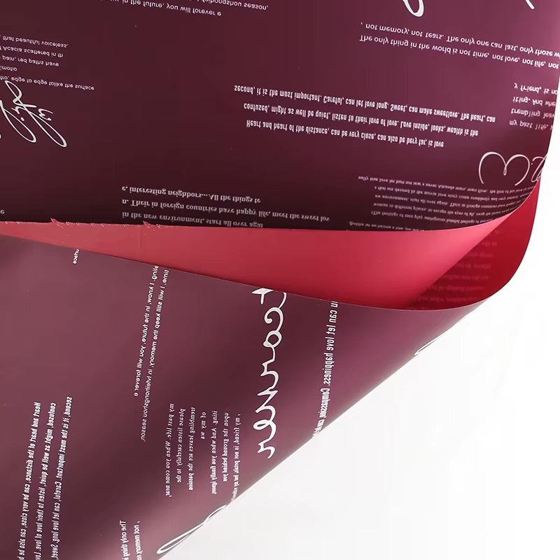 Feuilles imperméables Lyric Bicolore pour bouquets