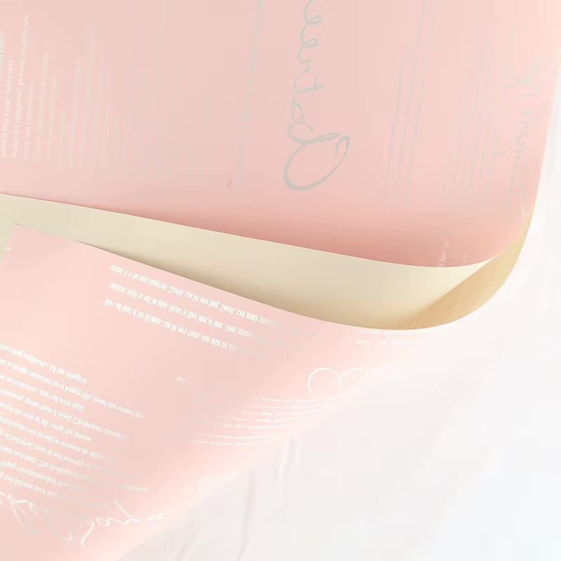 Feuilles imperméables Lyric Bicolore pour bouquets