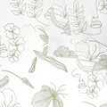 White Green Printed Sheets